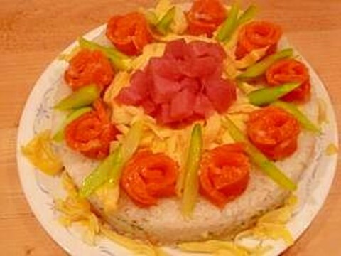 ひな祭りに♥ちらし寿司ケーキ♥